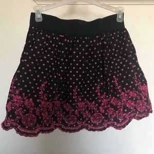 Elastic band A-line skirt